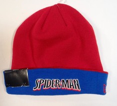 New Era Spiderman Hero Flip It Up 2 in 1 Flip Knit Beanie Adult One Size - $22.27