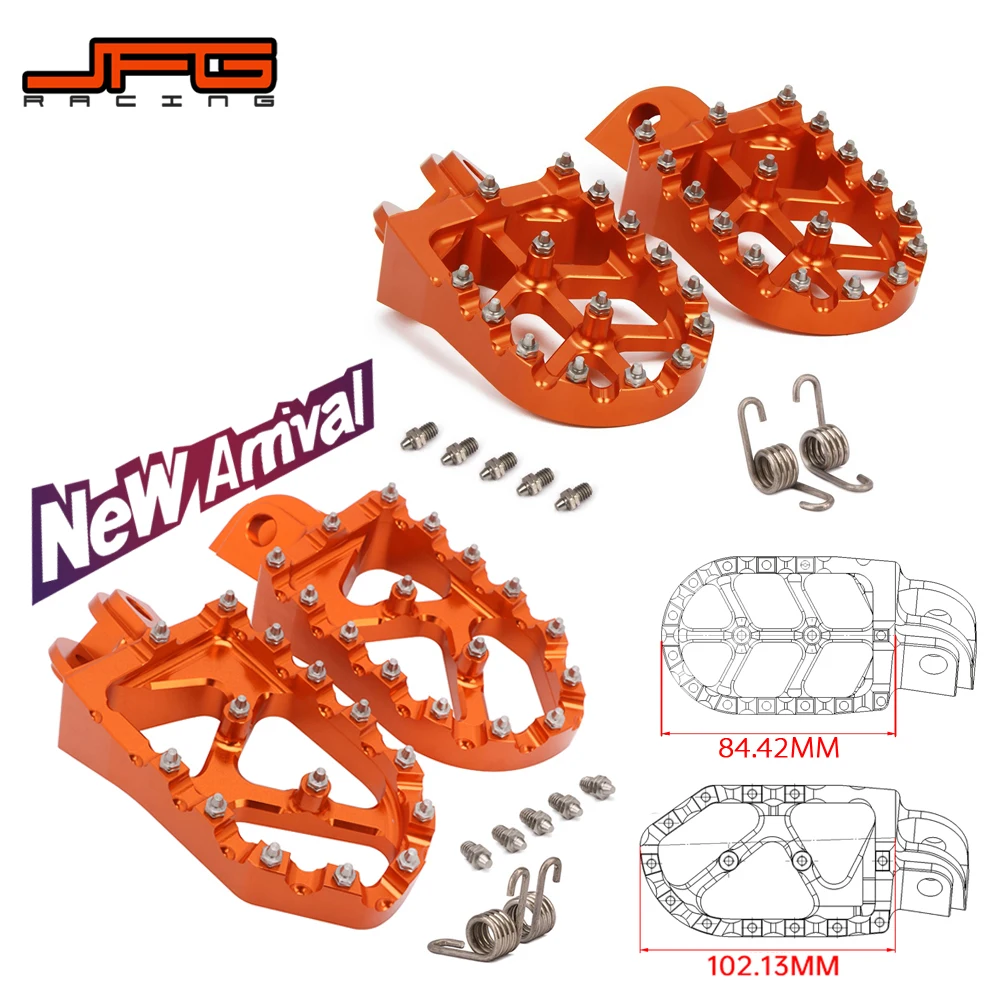 Motorcycle Footpeg Foot Pegs Pedals Rests For KTM SX SXF EXC EXCF XCF XC... - $14.37+