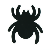 Spider Cutouts Plastic Shapes Confetti Die Cut 15 pcs  FREE SHIPPING - £5.61 GBP