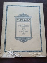 Schirmer&#39;s Library Vol 478 STREABBOG Op 63 Very Easy Studies for Piano 1898 - $49.38