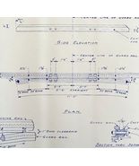 1947 Railroad Bangor Aroostook Standard Guard Rail 70 LB Blueprint F2 DW... - $1,539.75 MXN