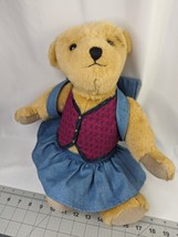 Pleasant Company American Girl Plush Teddy Bear Jointed 16 Inch Stuffed Animal - £20.45 GBP