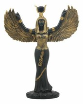 Egyptian Goddess Isis With Open Wings Statue Deity of Magic Nature Motherhood - £35.76 GBP