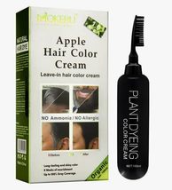 MOKERU BLACK HAIR DYE CREAM 100ML Ammonia Free Instant Hair dye Cream 10... - $19.79