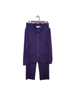 Chico&#39;s 0(4) Small  Zenergy Purple Two Pieces Tracksuit Jumpsuit  - £31.45 GBP