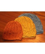 Crochet spiral beanie 3 sizes baby toddler adult PATTERN ONLY - £6.25 GBP