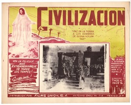 Thomas H. Ince&#39;s Civilization (1916) Wwi Pacifist Allegorical Silent Film LC4 - £75.13 GBP