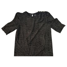 Risa Ann New York 20 WP Black/white short sleeve tunic - $11.00