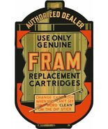 Fram Cartridges Laser Cut Advertising Metal Sign - $69.95