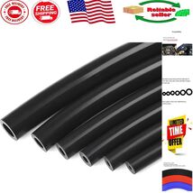 10FT Automotive Silicone Hose Kit - 6PCS  Black Tubing for Air/Water - $69.29