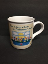 Coffee Cup Mug Stoneware &quot;Love is Always at home in a Grandmother&#39;s heart!&quot; - £4.69 GBP
