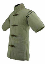 Thick-padded Medieval Gambeson-role-play armor jacket coat for Halloween gift  A - £55.38 GBP+