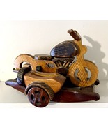 Vintage Handmade Wooden Rocking Motorcycle Decor Item 13”x9”x7.5” - €8,81 EUR