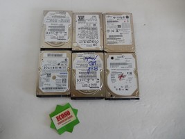 Lot of 6 SATA Hard Drives Laptop not working AS IS For Repair - $54.45