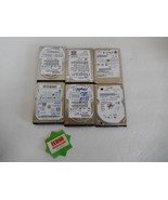 Lot of 6 SATA Hard Drives Laptop not working AS IS For Repair - $59.76 CAD