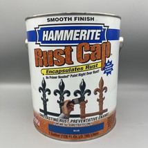 Hammerite Rust Cap Smooth Finish Blue 1 Gallon NOS 128 Fl Oz 46290 - £137.21 GBP