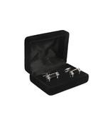 Men J.Valintin Cufflinks Vitorofolo for French Cuff Shirt V39-60 Black D... - $59.75 CAD