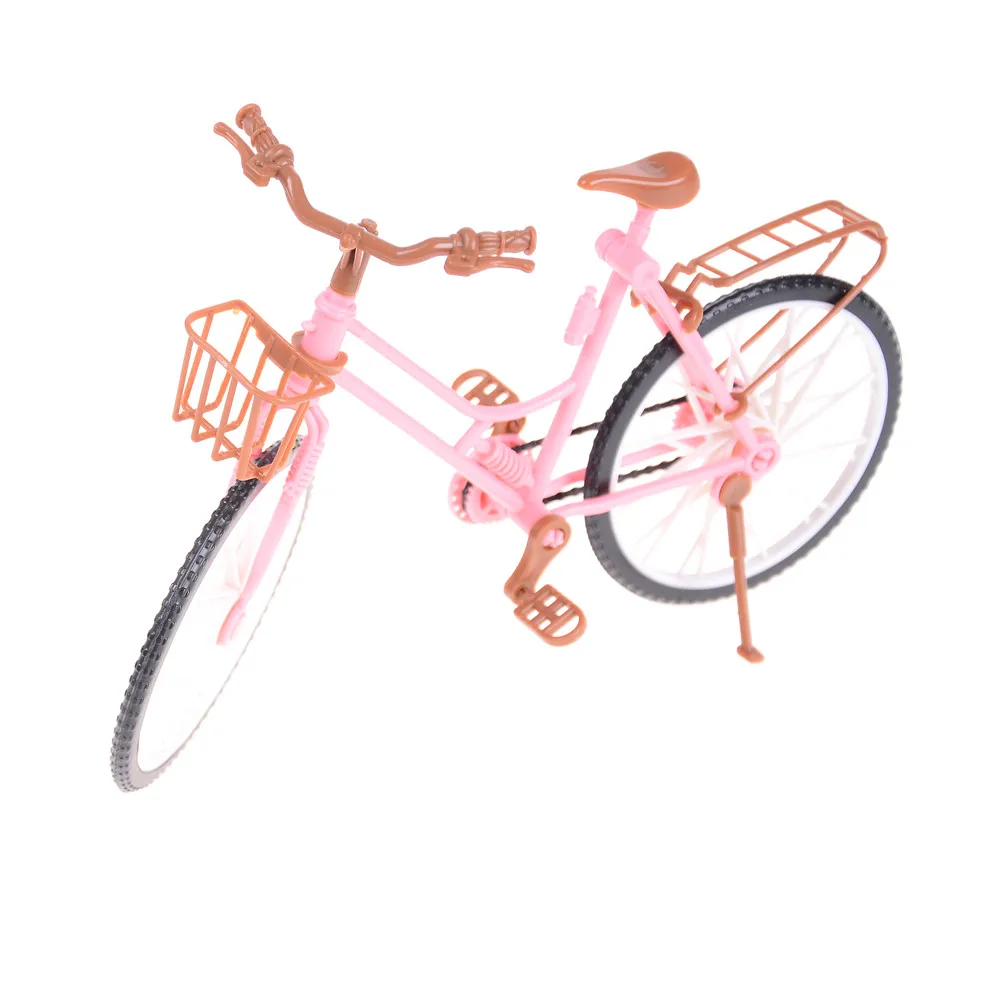 1pc Fashion Beautiful Bicycle Fashion Detachable Pink Bike with Brown Plastic - £8.98 GBP