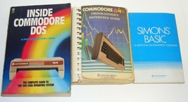 Inside Commodore DOS, Simons&#39; Basic &amp; Commodore 64 (3 Books) - £19.98 GBP