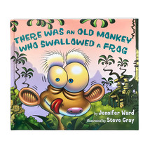There Was an Old Monkey Who Swallowed a Frog by Ward Jennifer Book Signed 1st Ed - $18.70