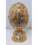 Russian Replica golden Wire Cage with an Egg inside - $297.79 CAD
