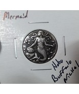 HOBO Mermaid Woman Of The Sea Made From A Buffalo Nickel SIGNED - $318.05 MXN
