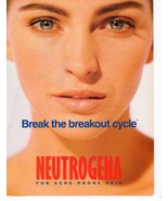 Nuetrogena Full page Vintage Print Ad 4 pages March 1993 Glamour Magazine  - $3.99