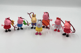 Peppa Pig Handmade Tree Ornaments Set Of 7 Figures - £30.29 GBP