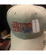 Vintage Ground Zero Hat Cap Twin Towers NYC Embroidered 911 Beige 9.11.0... - £19.67 GBP