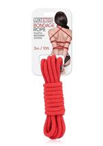 Lux fetish bondage rope 3m red - £25.36 GBP