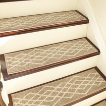 10 pcs COSY HOMEER soft Stair Treads Non-Slip Carpet Mat 28inX9in Stair ... - £51.95 GBP