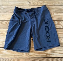 Rogue Men’s Tie Front Swim trunks size 28 Black BA - £22.58 GBP