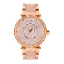 Michael Kors Parker Chronograph Rose Gold-Tone Stainless Steel Women&#39;s Watch (Mo - $106.92+