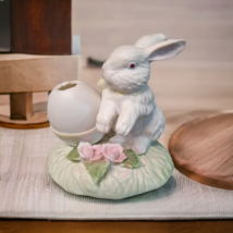 Bunny Rabbit With Easter Egg Figurine - £7.90 GBP