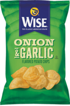 Wise Foods Onion &amp; Garlic Flavored Potato Chips, 7.5 oz. Sharing Size Bags - £24.99 GBP+