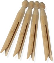 Honey Can Do 100-Pack Classic Round Wooden Clothespins, Natural (Open Box) - $7.19