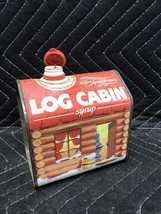 Vintage Log Cabin Syrup Collectors Tin Container 100th Anniversary Metal 1987 - £4.67 GBP