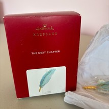 2021 Hallmark &quot;The Next Chapter&quot;  Ornament  QHX4042 Writing Another Beau... - $18.00