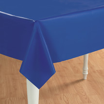 Creative Expressions Plastic Tablecover 54&quot; x 108&quot;-True Blue - £26.73 GBP