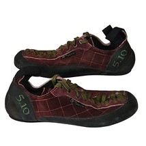 Five Ten Climbing Shoes Mens US 8.5 5-10 Stealth C4 Maroon Suede Leather... - $840.30 MXN