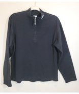 The North Face Men&#39;s Small Black 1/4 Zip Flight Series Long Vintage Pull... - $12.30