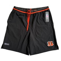 NEW NFL TEAM APPAREL TEAM LOGO CINCINNATI BENGALS MEN&#39;S SHORTS SIZE LARGE - $294.32 MXN