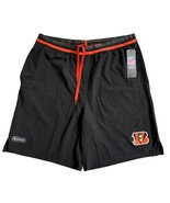 NEW NFL TEAM APPAREL TEAM LOGO CINCINNATI BENGALS MEN&#39;S SHORTS SIZE LARGE - $15.79