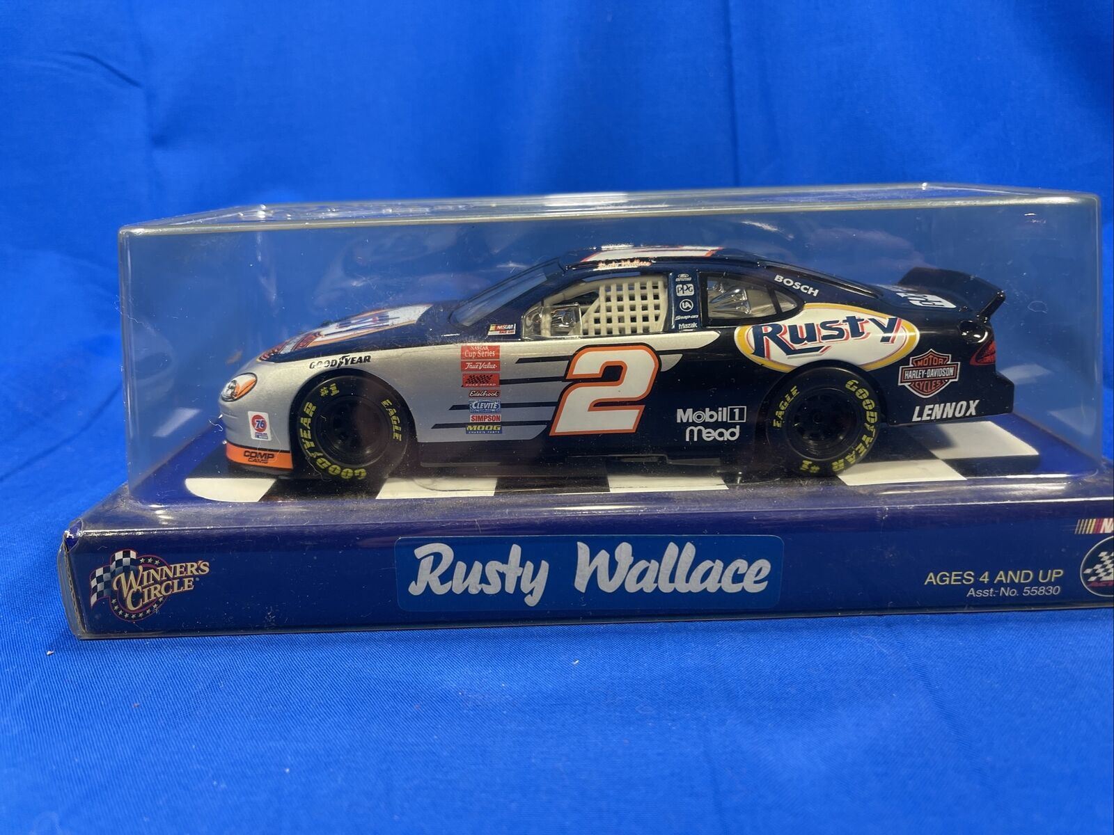 Winners Circle Rusty Wallace #2 NASCAR 1:24 Scale Die Cast Car - £14.89 GBP