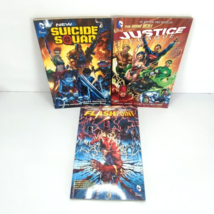DC Comics Lot Of 3 Graphic Novels Suicide Squad, Justice League, Flashpo... - $33.99