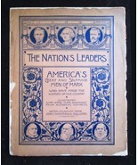 1895 book The Nations Leaders J Paul Jones Ben Franklin John Hancock Rob... - £7.01 GBP