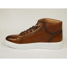 Men's Santino Luciano Ankle High Top Comfort Sneaker Dress Boot S-2452 Cognac image 5