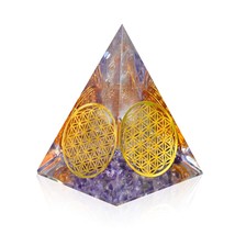 Orgone Pyramid - Aura Healing Crystal E-Energy Protection Orgone Energy - $36.95