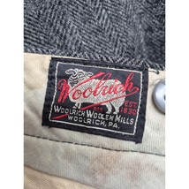 Rare VTG 30s/40s Woolrich Gray/Black Herringbone Tweed Button Fly Pants ... - $118.80