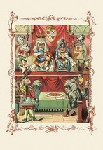 Alice in Wonderland: The King and Queen&#39;s Court by John Tenniel - Art Print - £17.58 GBP+